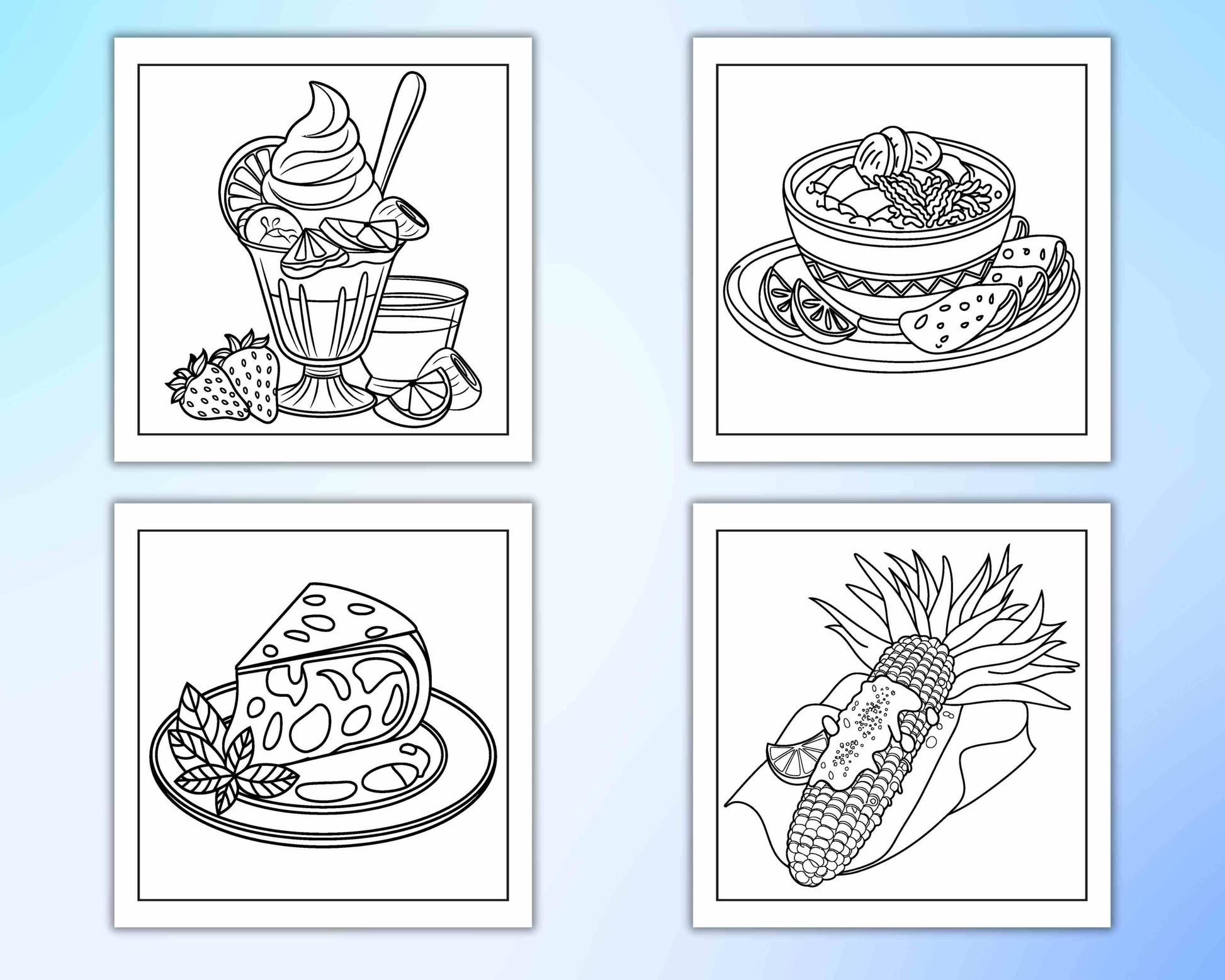76 Bold and Easy Mexican Treats Coloring Pages