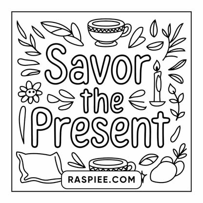 78 Bold and Easy Inspirational Words Coloring Pages Printable PDF Instant Download