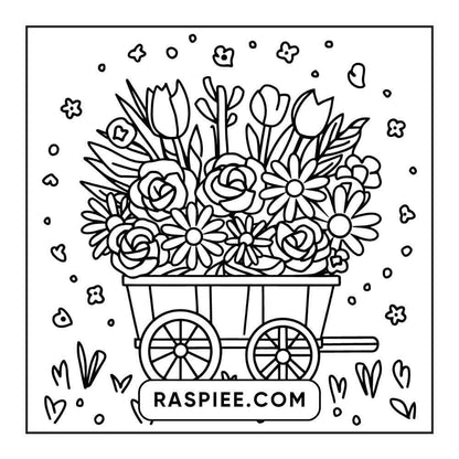 90 Bold and Easy Stress Relief Coloring Pages Printable PDF Instant Download