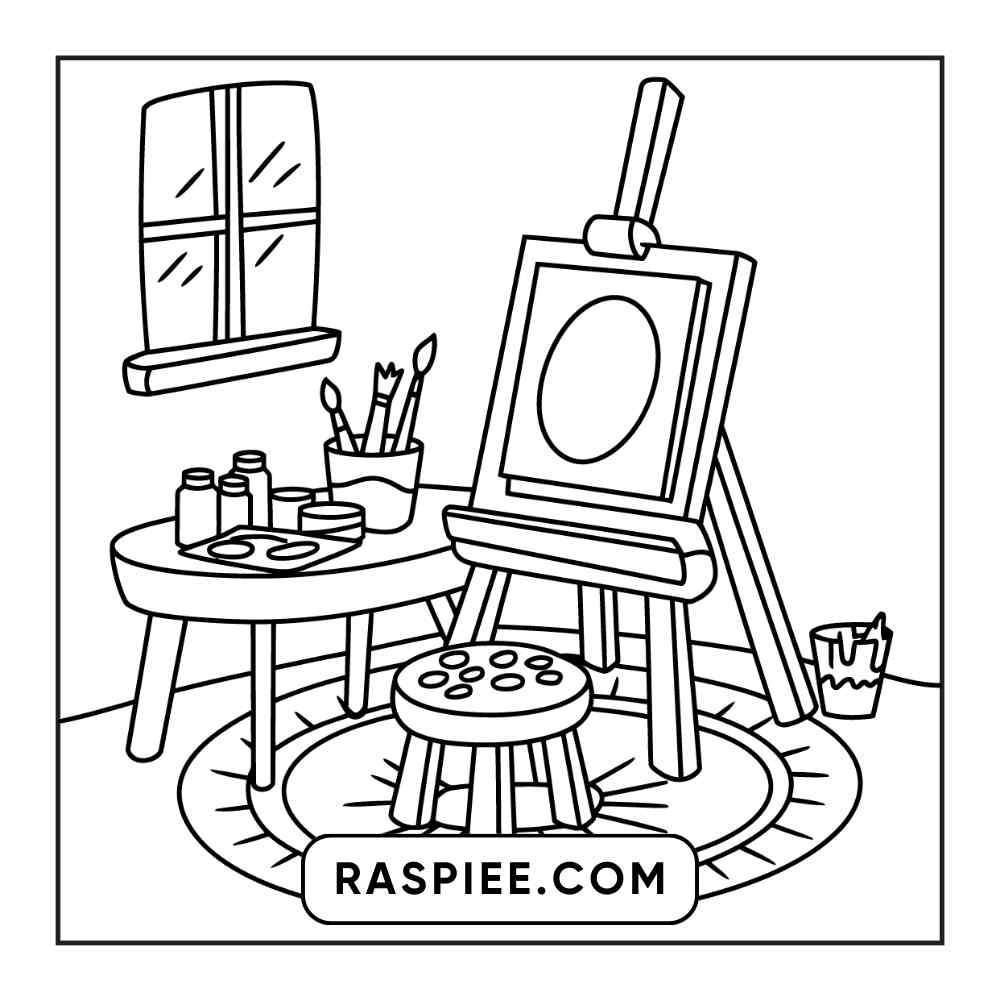 85 Bold and Easy Little Corner Coloring Pages Printable PDF Instant Download