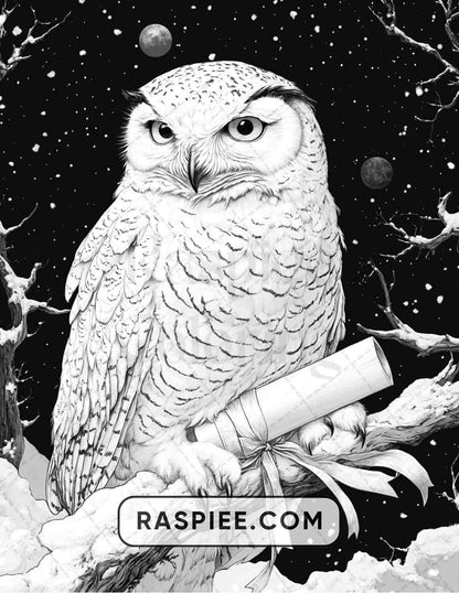 57 Winter Fairytale Portraits Adult Coloring Pages
