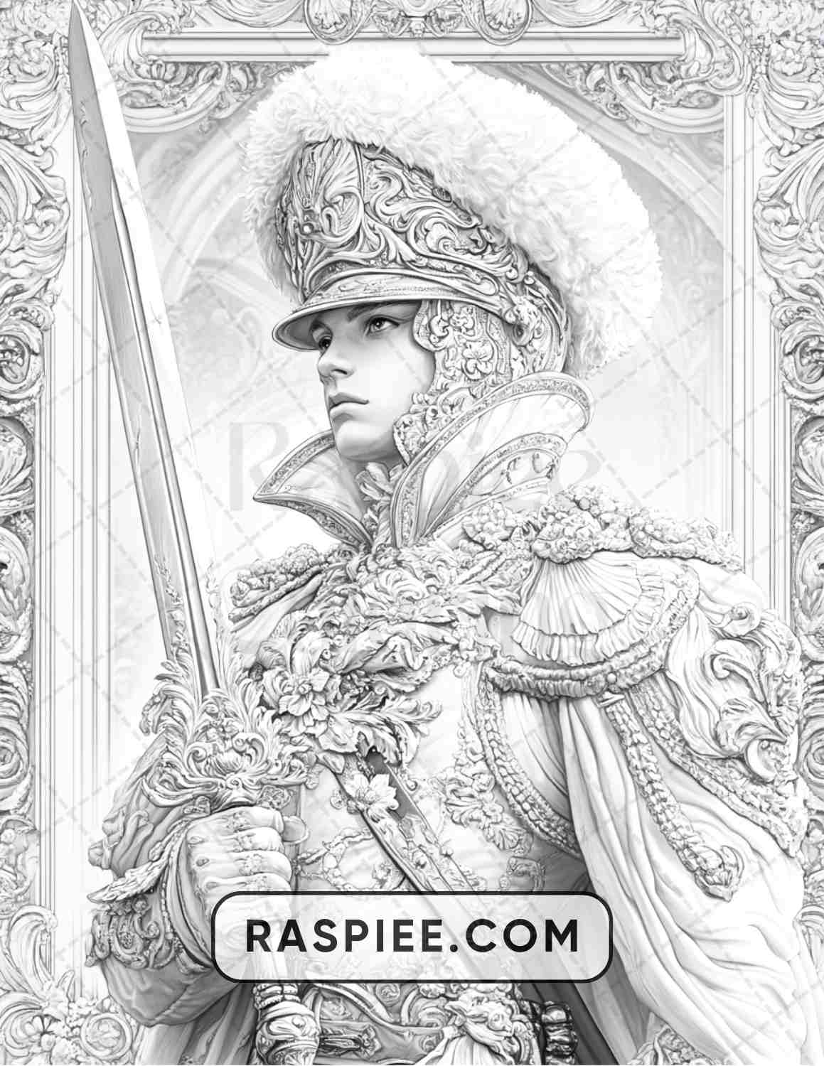 57 Winter Fairytale Portraits Adult Coloring Pages