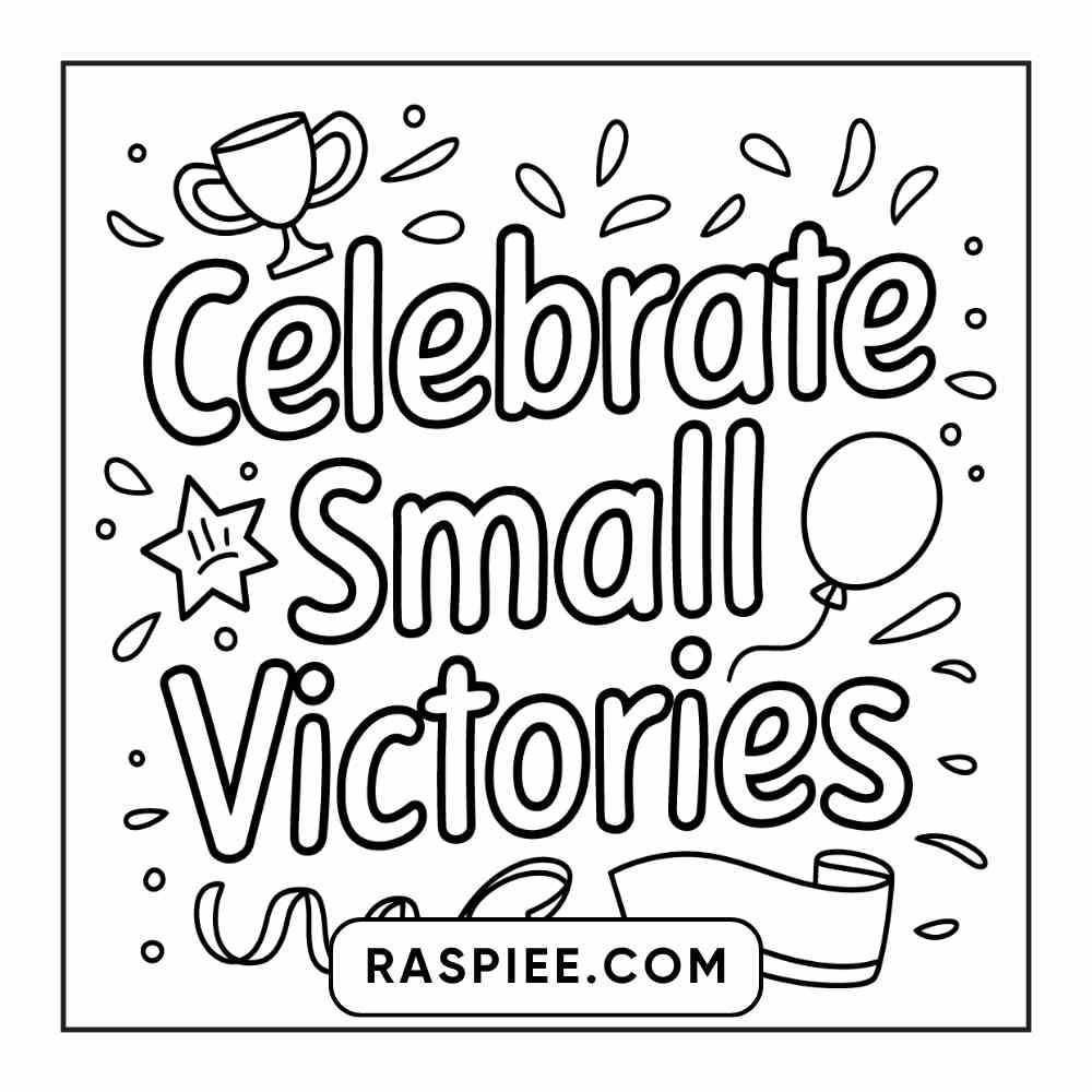 78 Bold and Easy Inspirational Words Coloring Pages Printable PDF Instant Download