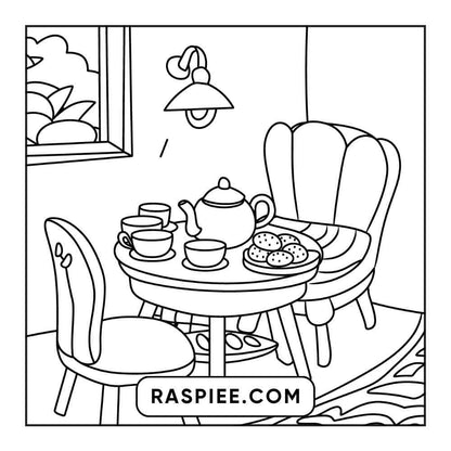 85 Bold and Easy Little Corner Coloring Pages Printable PDF Instant Download