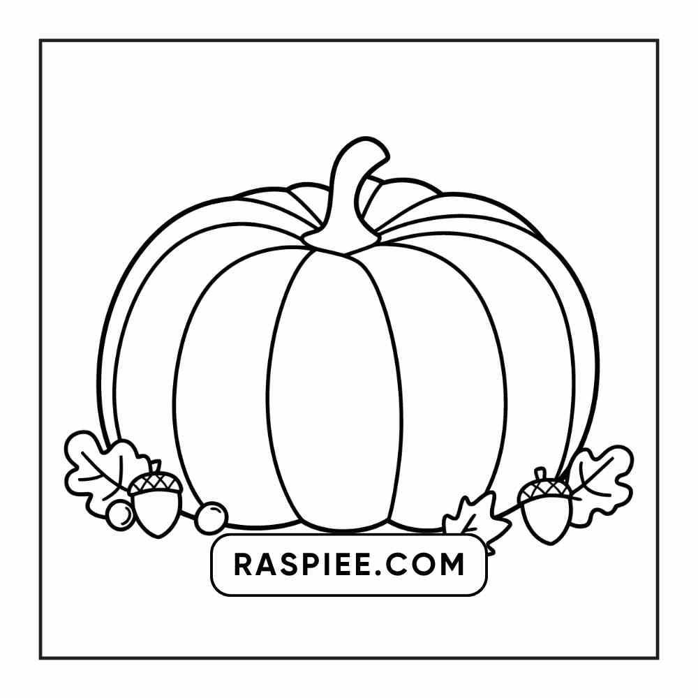76 Bold and Easy Fall Vibes Coloring Pages Printable PDF Instant Download