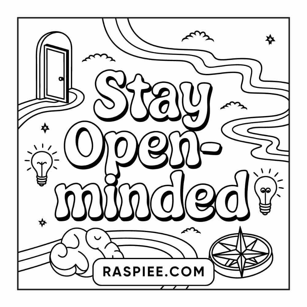 78 Bold and Easy Inspirational Words Coloring Pages Printable PDF Instant Download