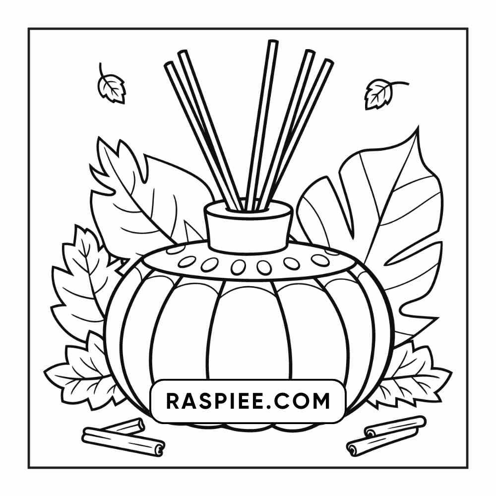 76 Bold and Easy Fall Vibes Coloring Pages Printable PDF Instant Download