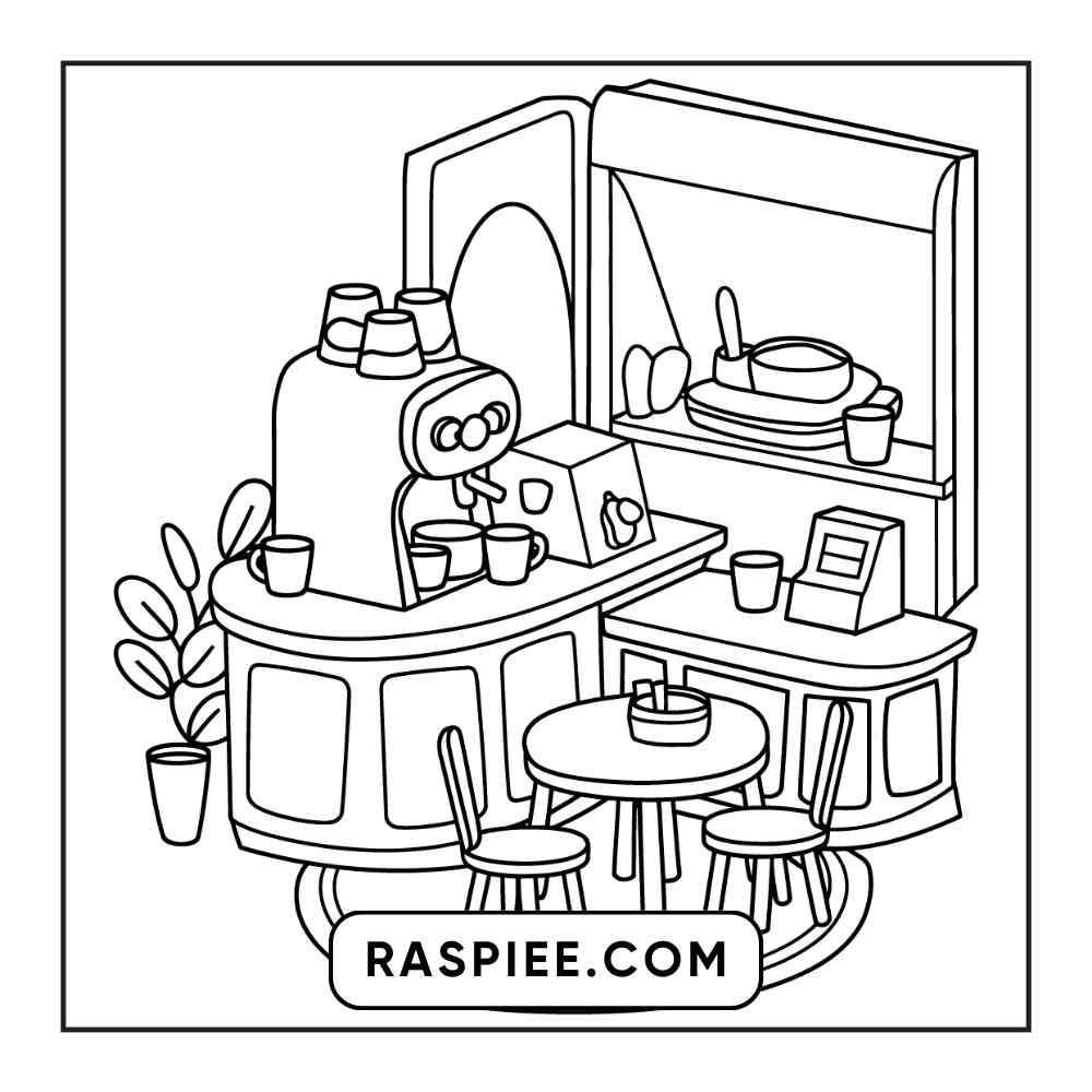 85 Bold and Easy Little Corner Coloring Pages Printable PDF Instant Download