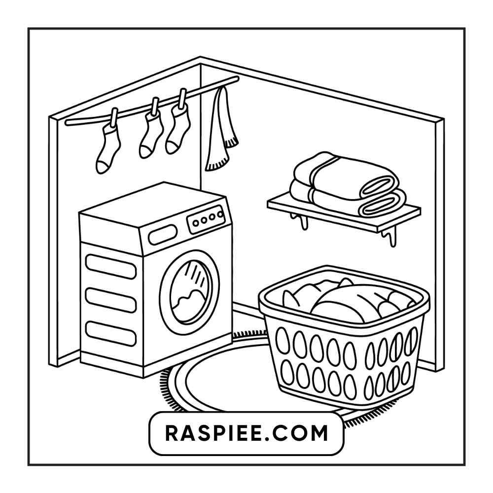 85 Bold and Easy Little Corner Coloring Pages Printable PDF Instant Download