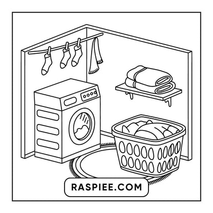 85 Bold and Easy Little Corner Coloring Pages Printable PDF Instant Download
