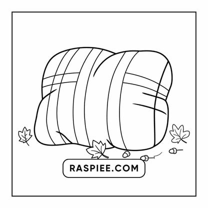 76 Bold and Easy Fall Vibes Coloring Pages Printable PDF Instant Download
