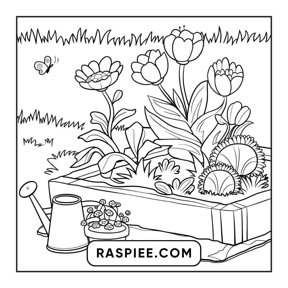 85 Bold and Easy Little Corner Coloring Pages Printable PDF Instant Download