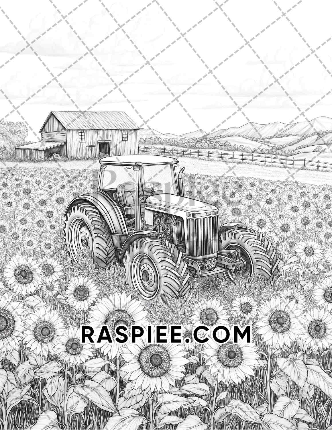Fall Flowers Adult Coloring Pages Printable PDF Instant Download