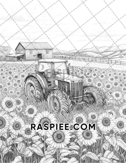 Fall Flowers Adult Coloring Pages Printable PDF Instant Download