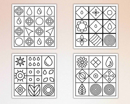 98 Bold and Easy Comfy Patterns Coloring Pages