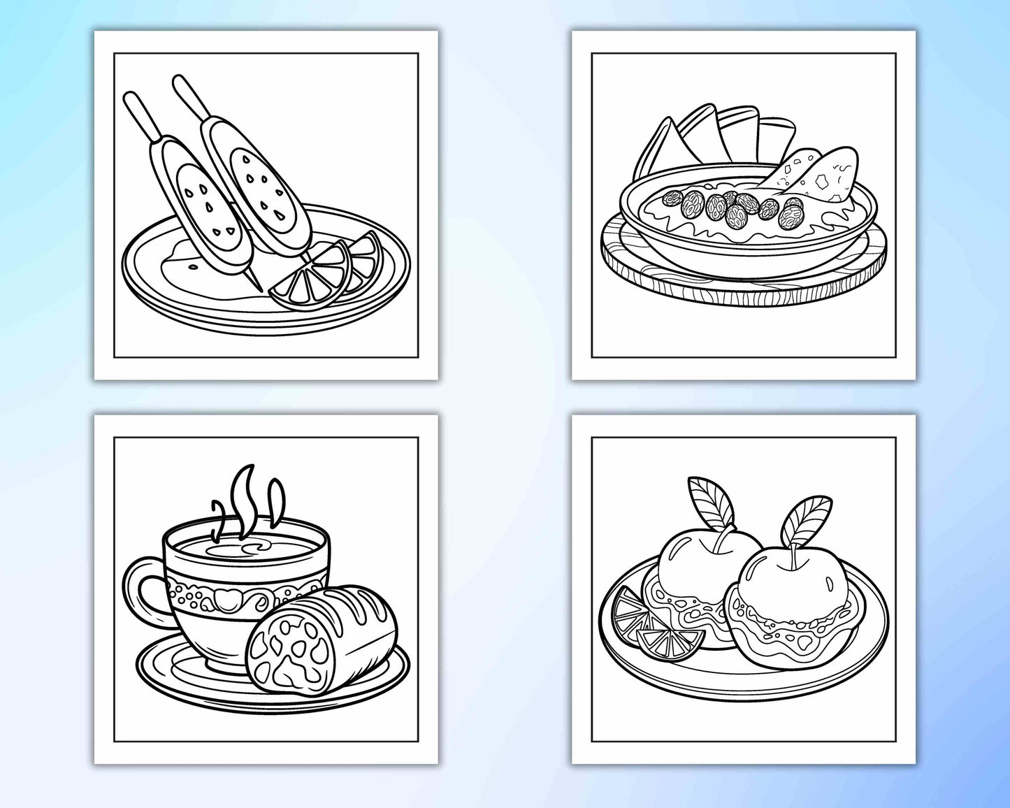 76 Bold and Easy Mexican Treats Coloring Pages