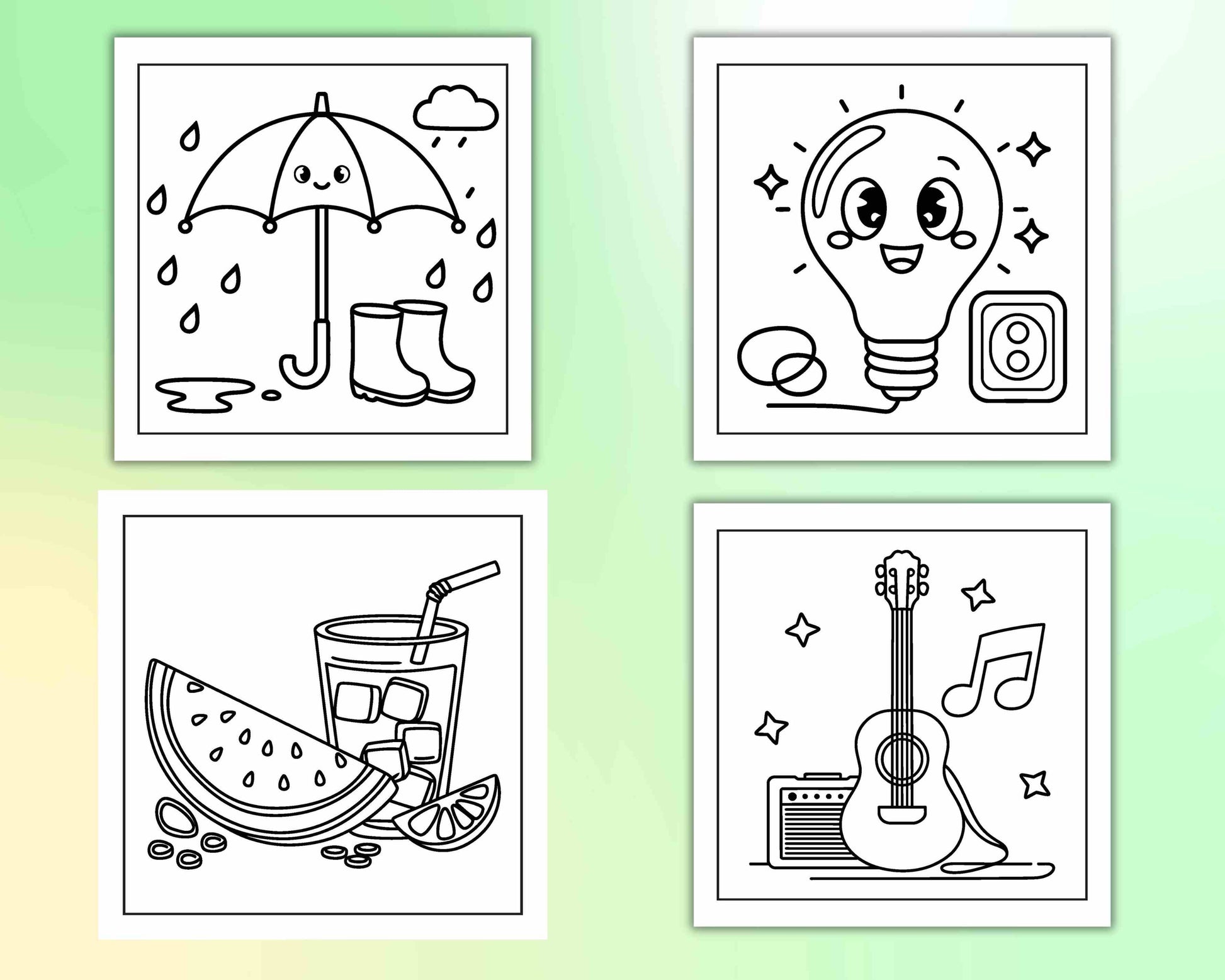 98 Bold and Easy Cute Pairs Coloring Pages