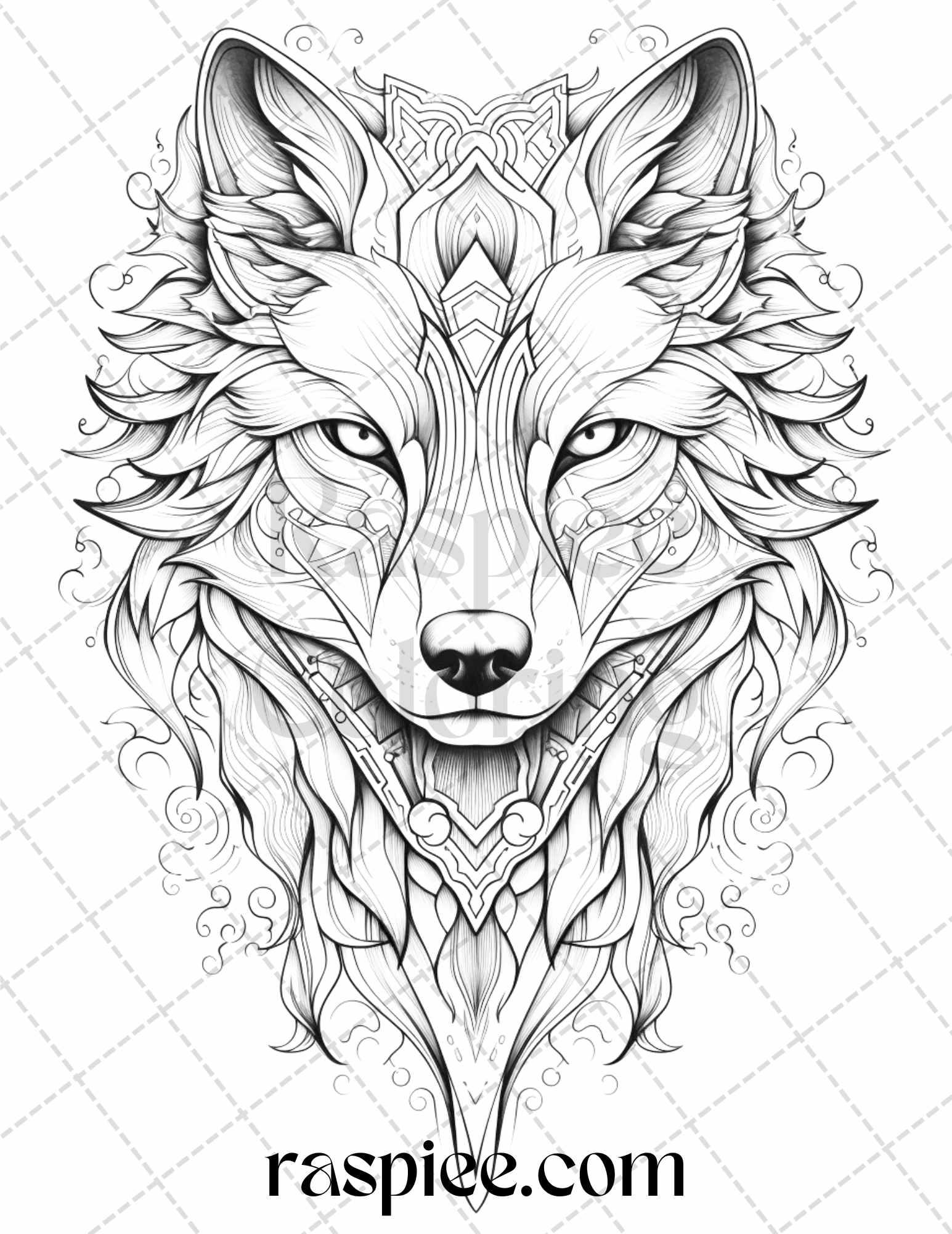 40 Beautiful Tattoos Grayscale Coloring Pages Printable for Adults, PDF File Instant Download