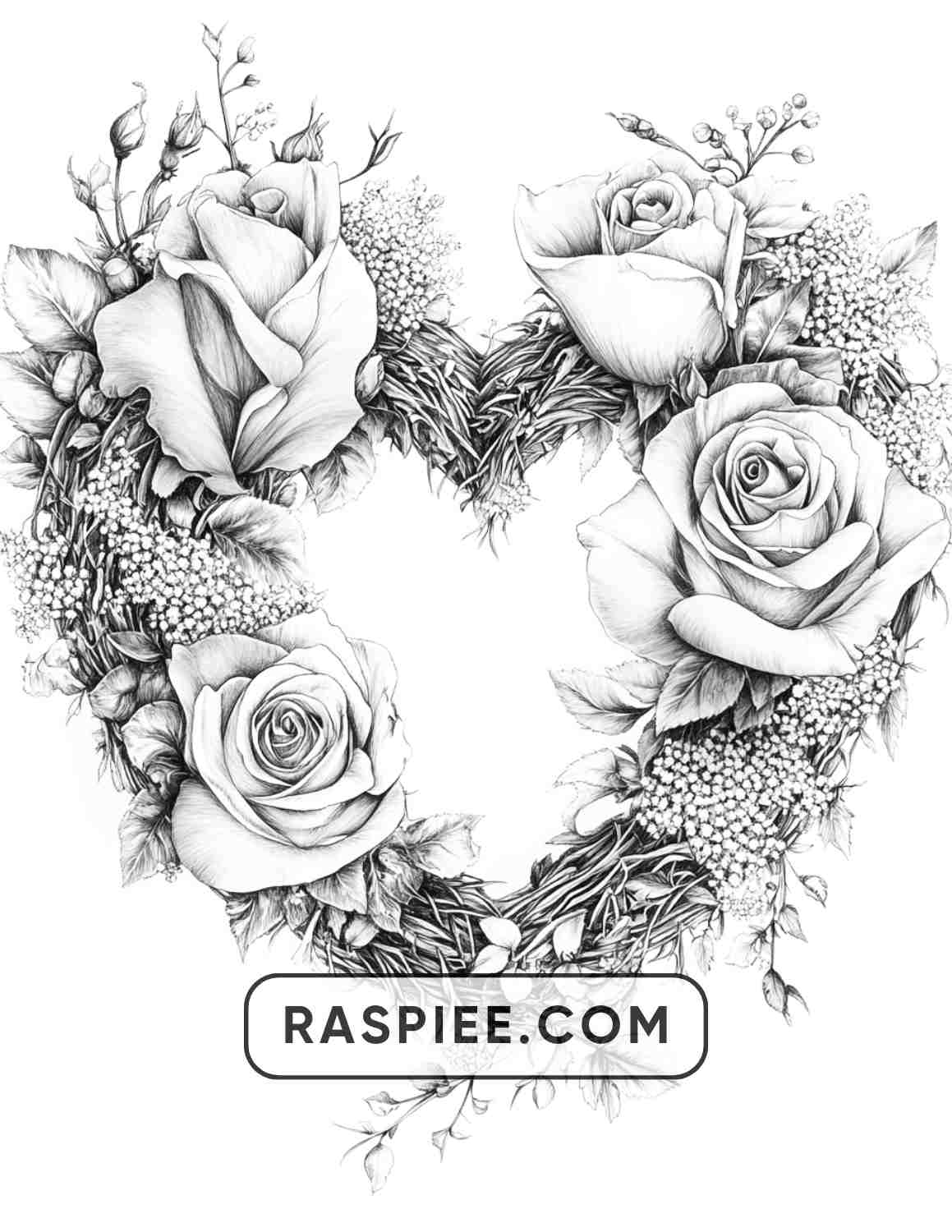 72 Christmas Wreaths Adult Coloring Pages