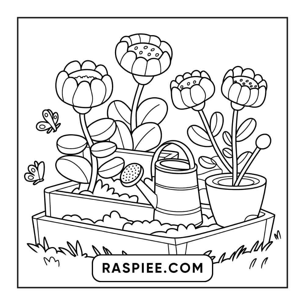 85 Bold and Easy Little Corner Coloring Pages Printable PDF Instant Download
