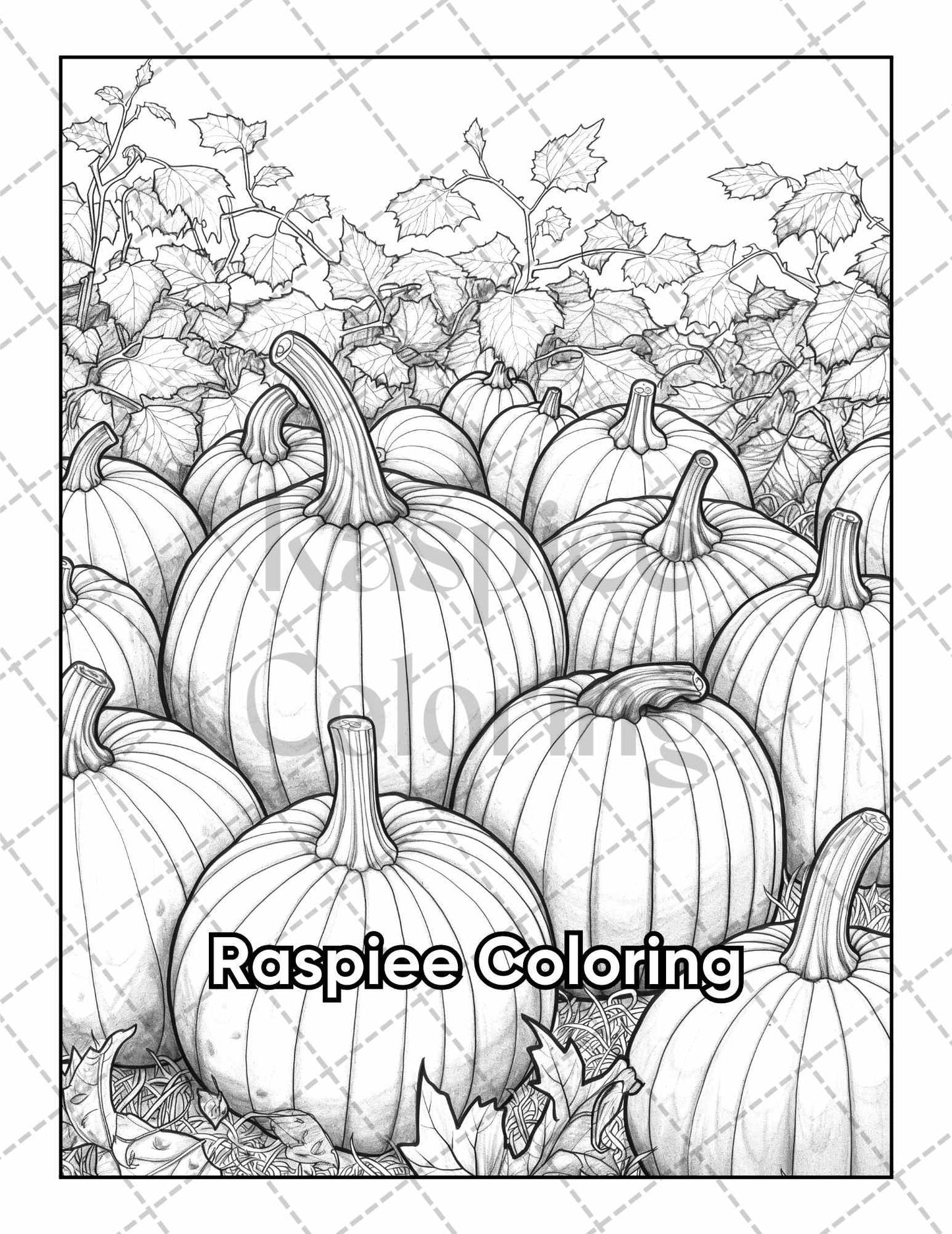 50 Country Farm Scenes Adult Coloring Pages Printable PDF Instant Download