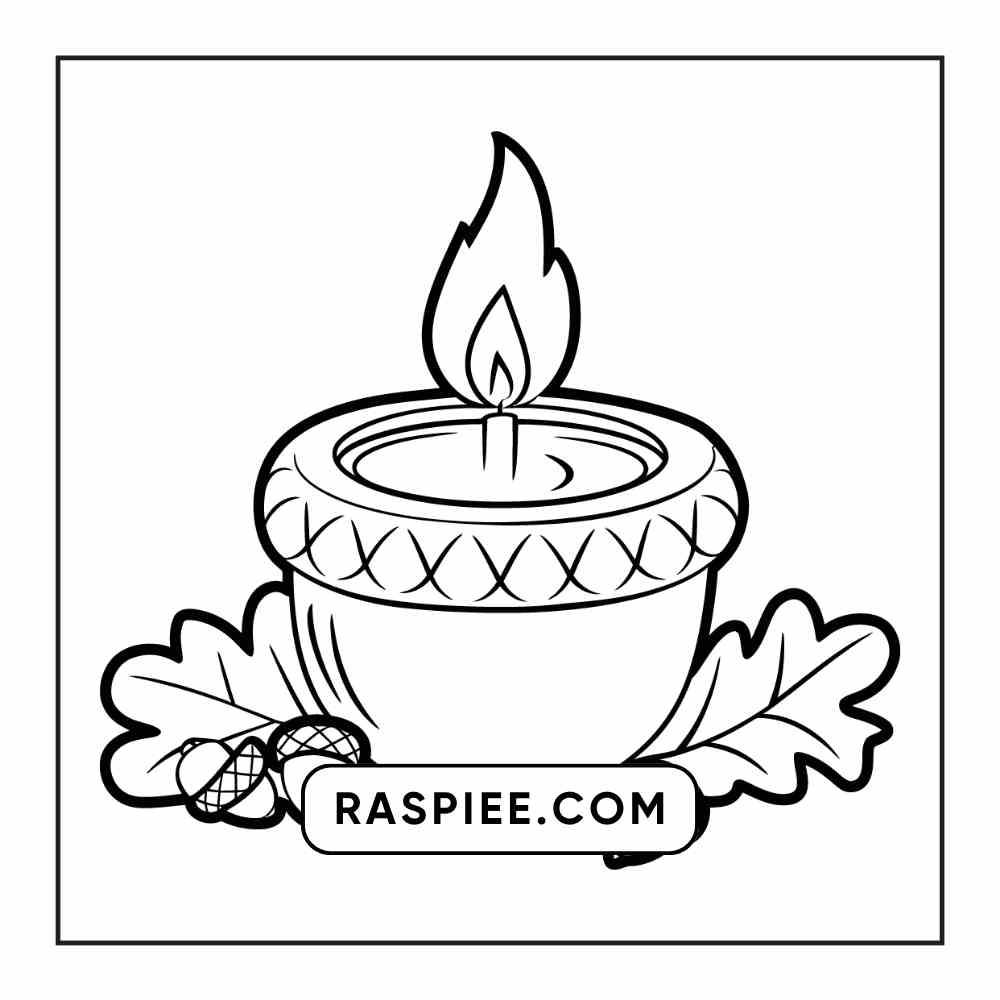 76 Bold and Easy Fall Vibes Coloring Pages Printable PDF Instant Download