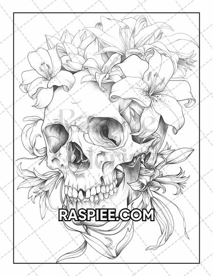 50 Botanical Anatomy Adult Coloring Pages Printable PDF Instant Download