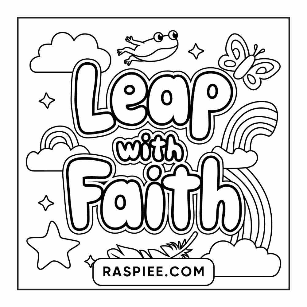 78 Bold and Easy Inspirational Words Coloring Pages Printable PDF Instant Download