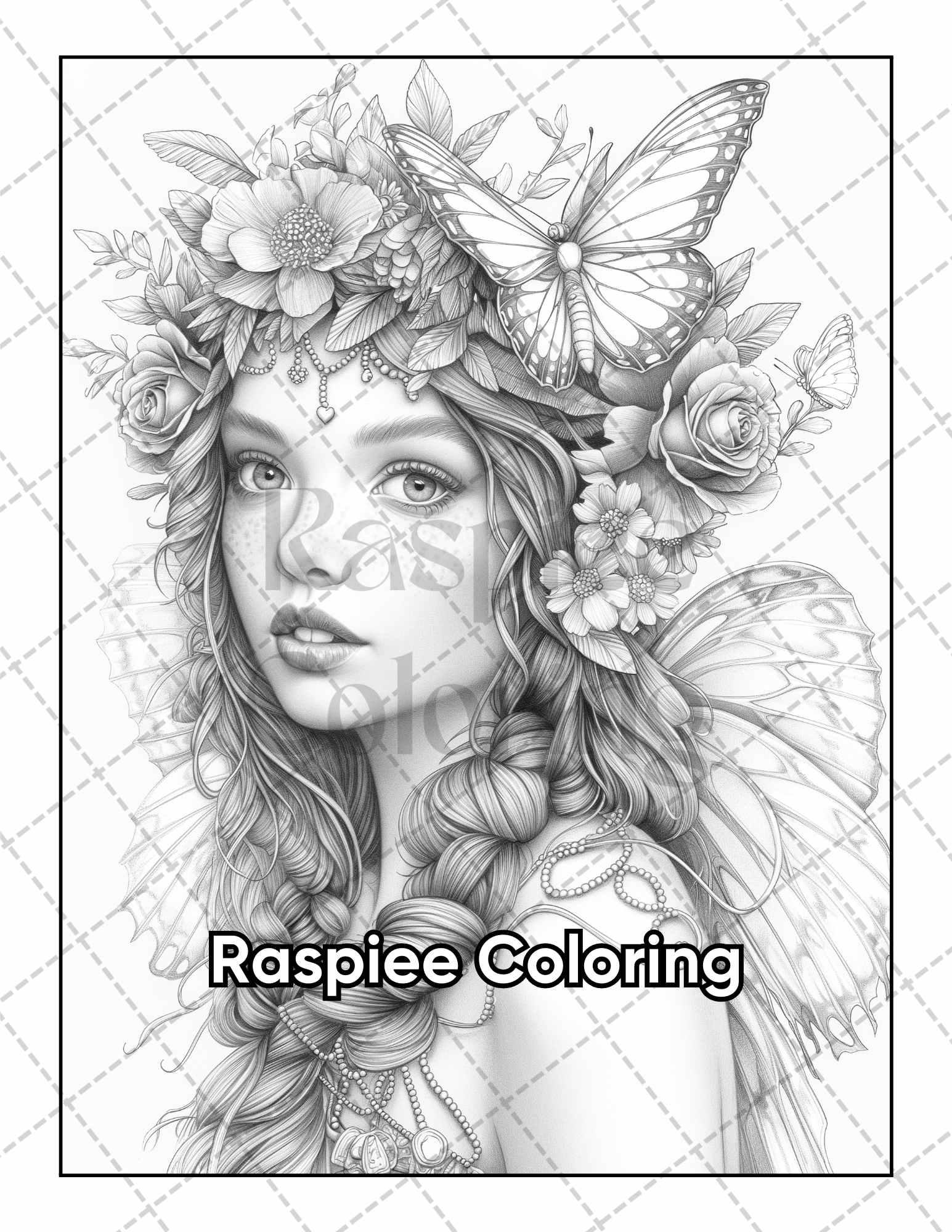 50 Fairyland Adult Coloring Pages Printable PDF Instant Download