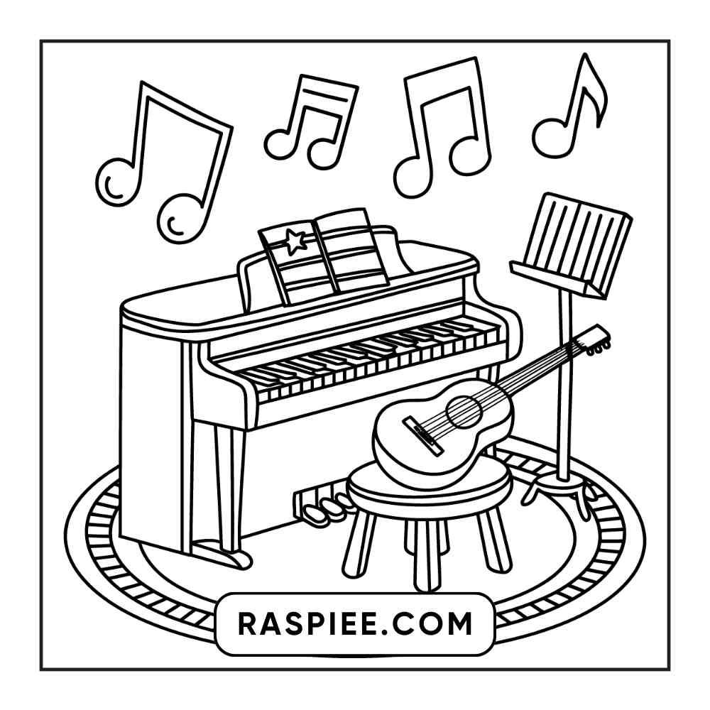 85 Bold and Easy Little Corner Coloring Pages Printable PDF Instant Download