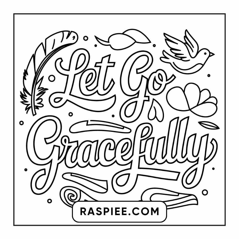 78 Bold and Easy Inspirational Words Coloring Pages Printable PDF Instant Download