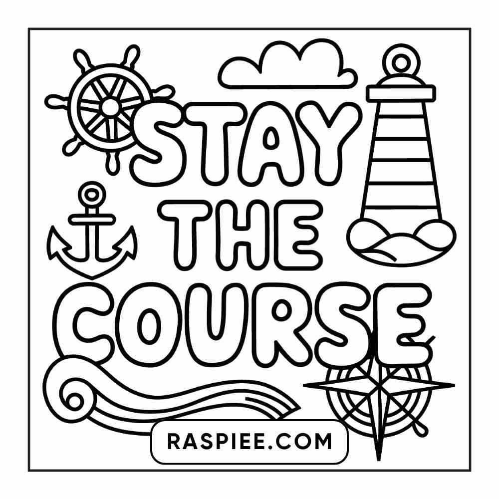 78 Bold and Easy Inspirational Words Coloring Pages Printable PDF Instant Download