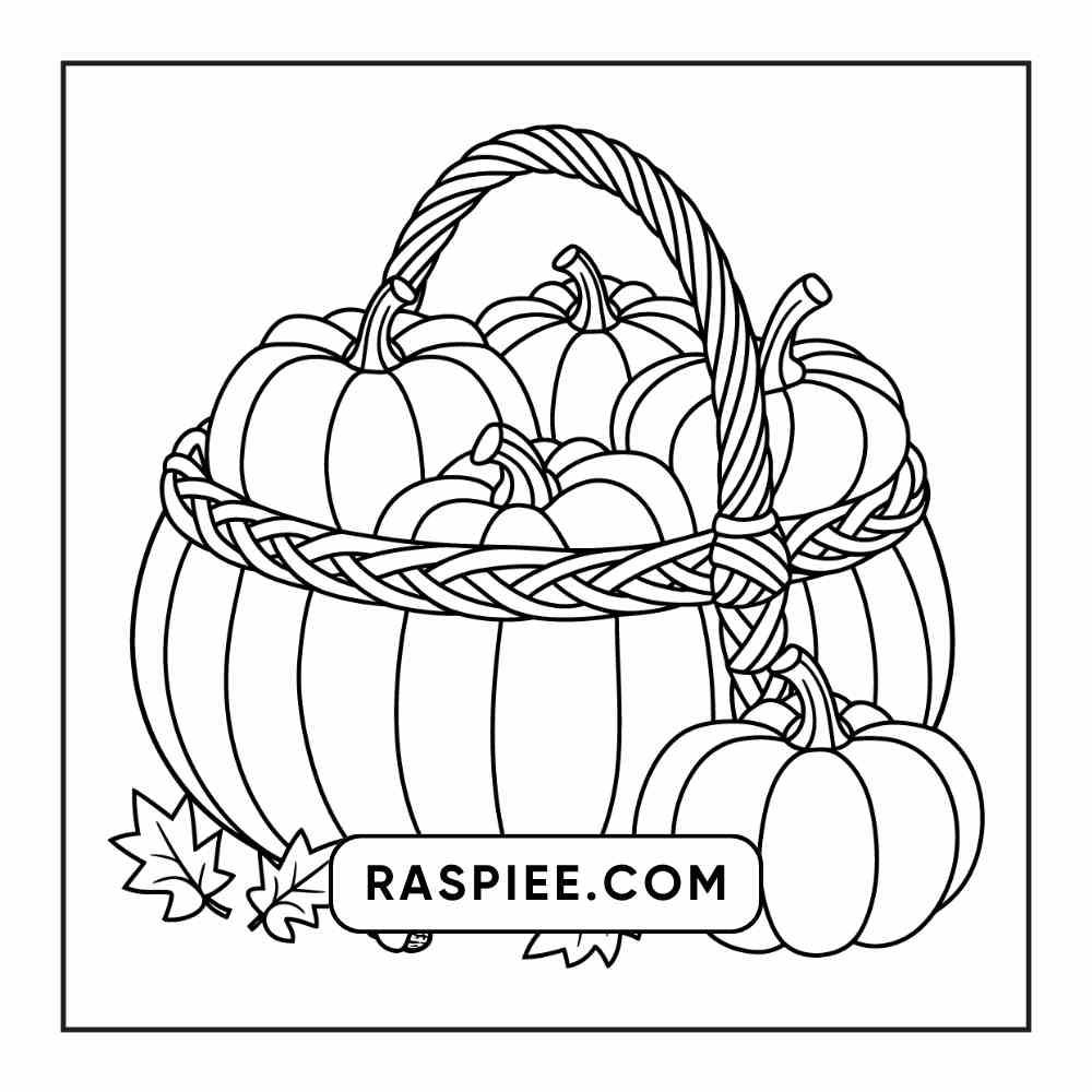 76 Bold and Easy Fall Vibes Coloring Pages Printable PDF Instant Download
