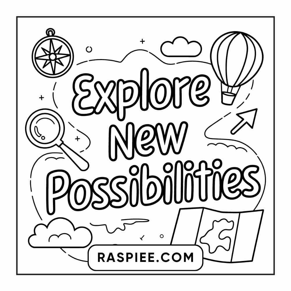 78 Bold and Easy Inspirational Words Coloring Pages Printable PDF Instant Download