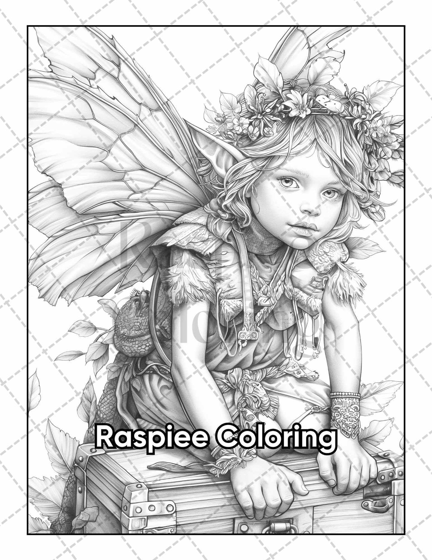 50 Fairyland Adult Coloring Pages Printable PDF Instant Download