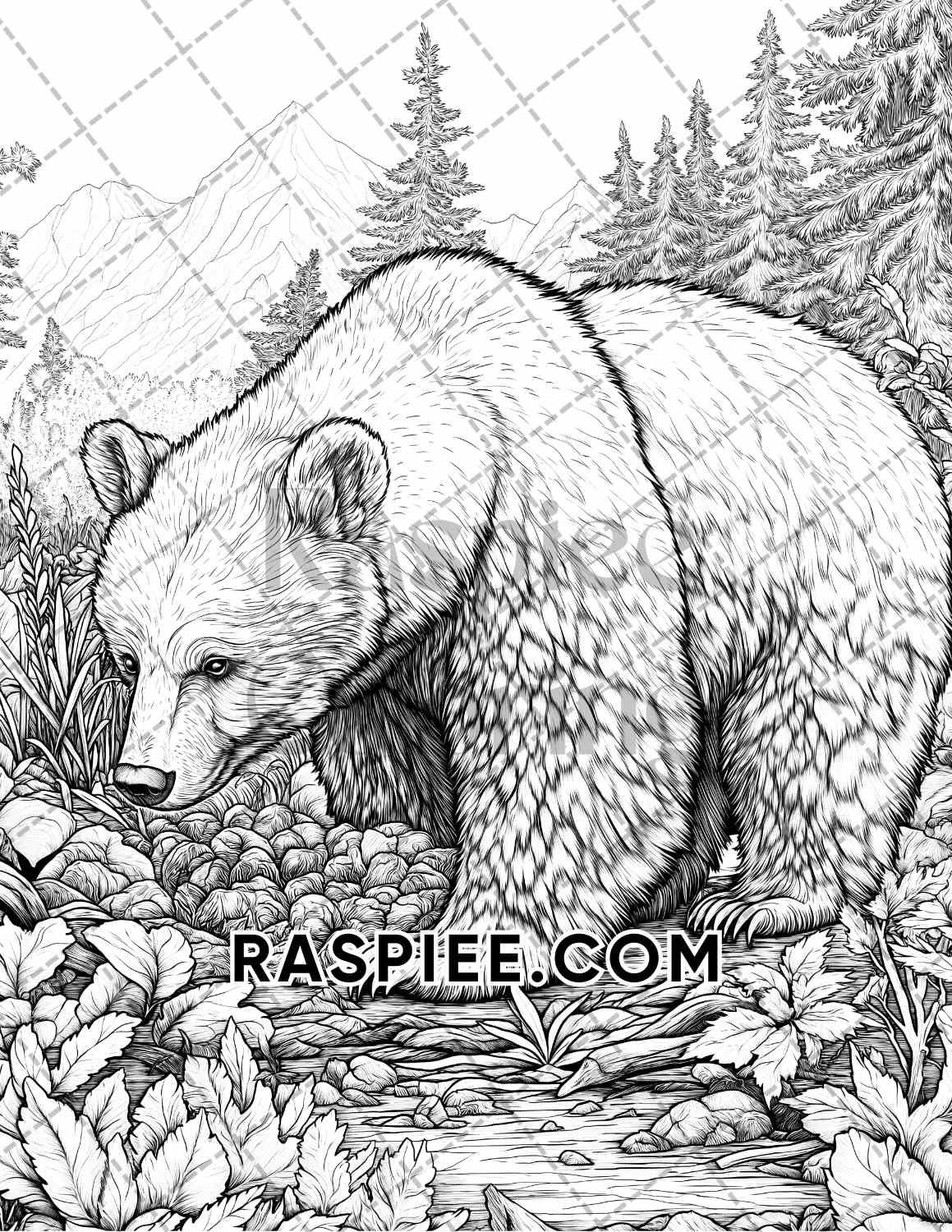 Autumn Charm Adult Coloring Pages Printable PDF Instant Download