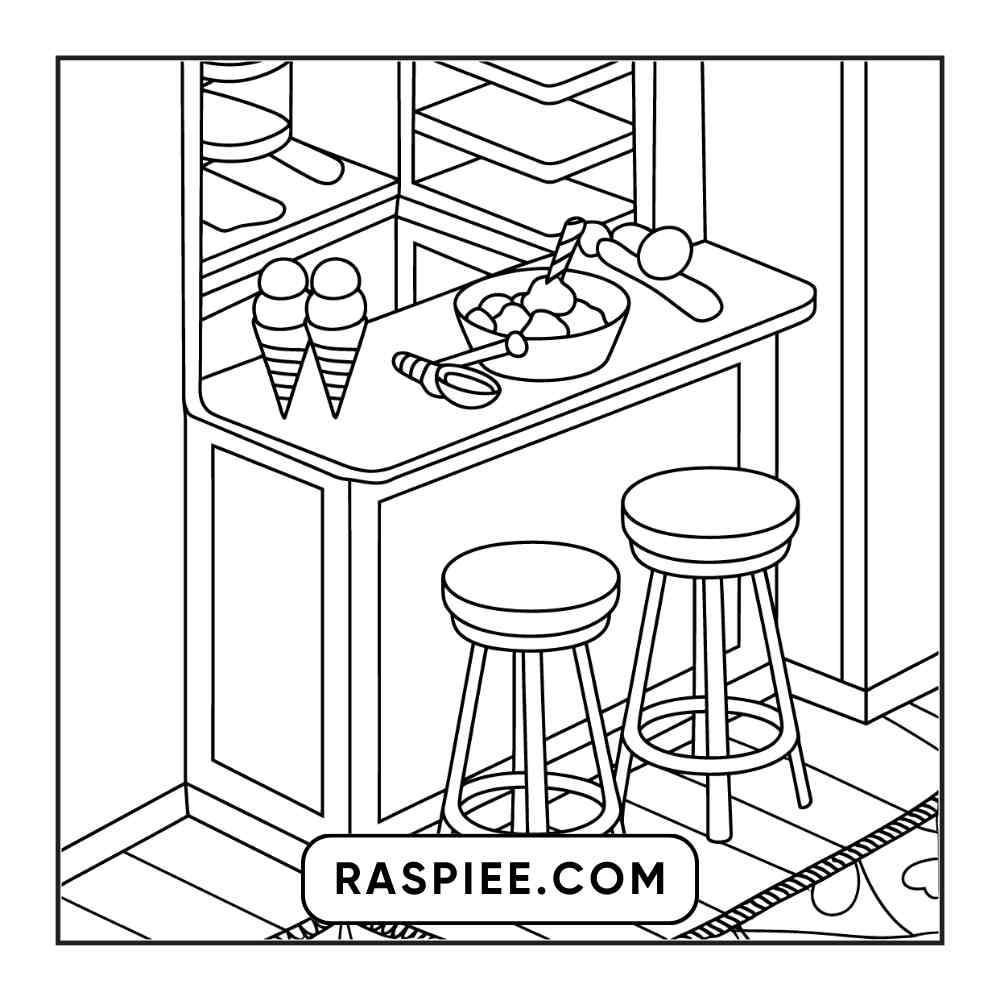 85 Bold and Easy Little Corner Coloring Pages Printable PDF Instant Download