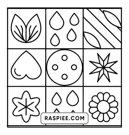 50 Bold and Easy Comfy Patterns Coloring Pages