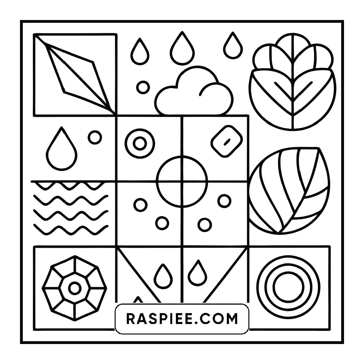 50 Bold and Easy Comfy Patterns Coloring Pages