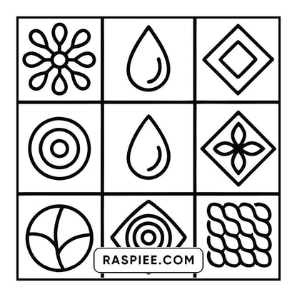 50 Bold and Easy Comfy Patterns Coloring Pages