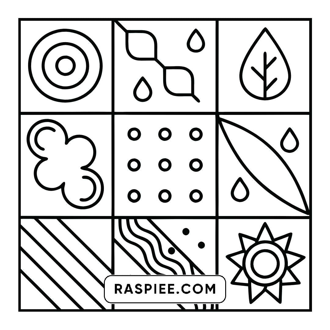 50 Bold and Easy Comfy Patterns Coloring Pages