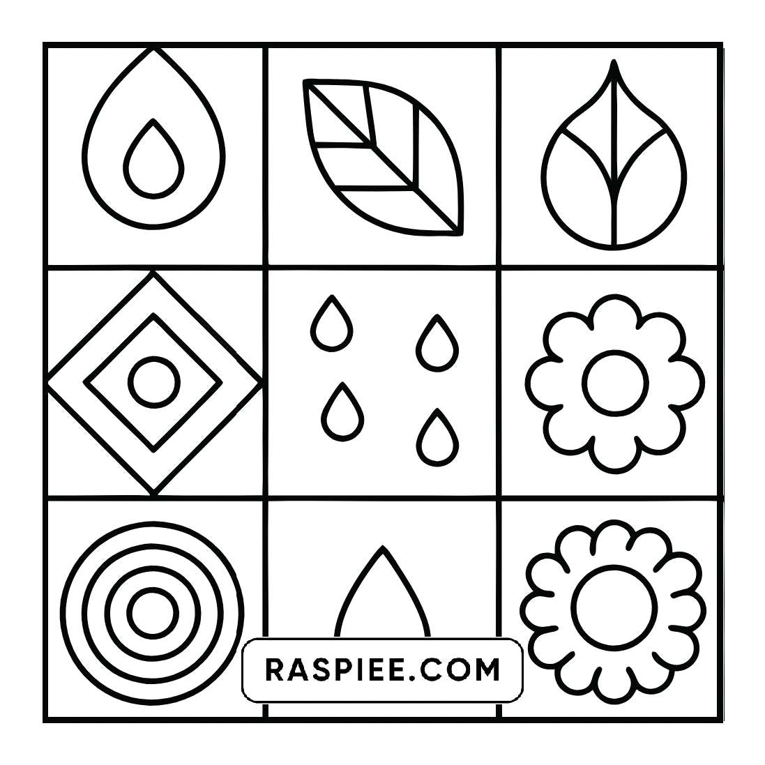 50 Bold and Easy Comfy Patterns Coloring Pages