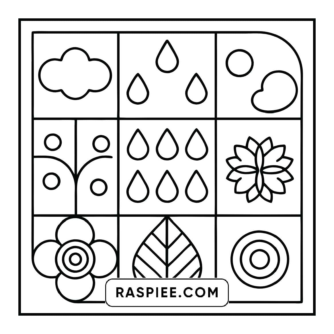 50 Bold and Easy Comfy Patterns Coloring Pages