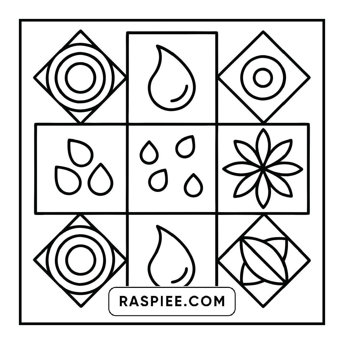 50 Bold and Easy Comfy Patterns Coloring Pages