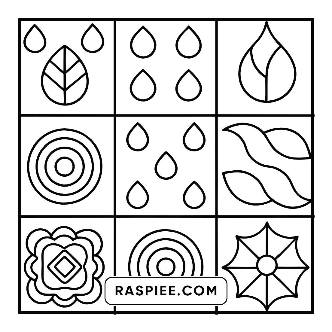 50 Bold and Easy Comfy Patterns Coloring Pages