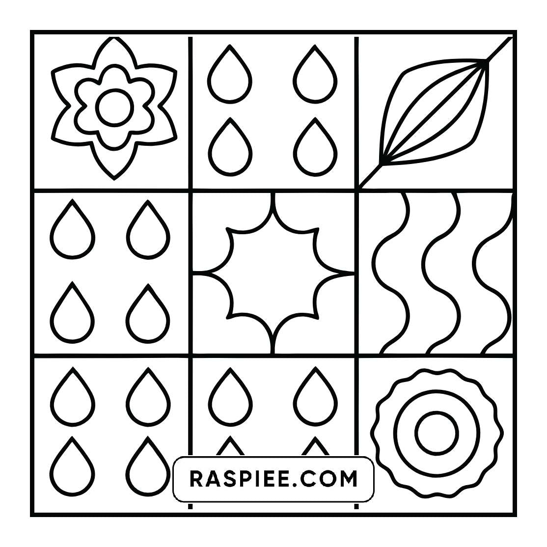 50 Bold and Easy Comfy Patterns Coloring Pages