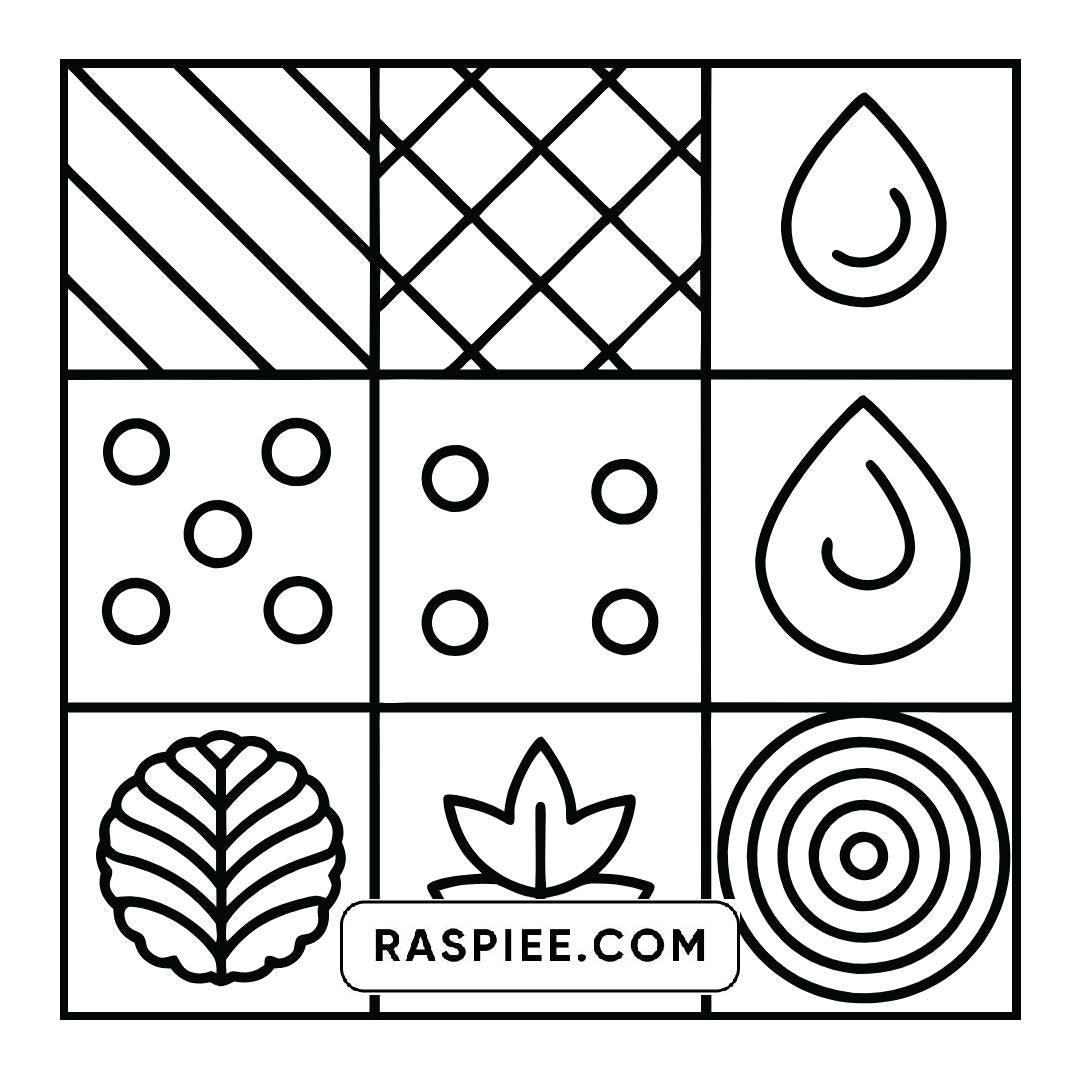 50 Bold and Easy Comfy Patterns Coloring Pages