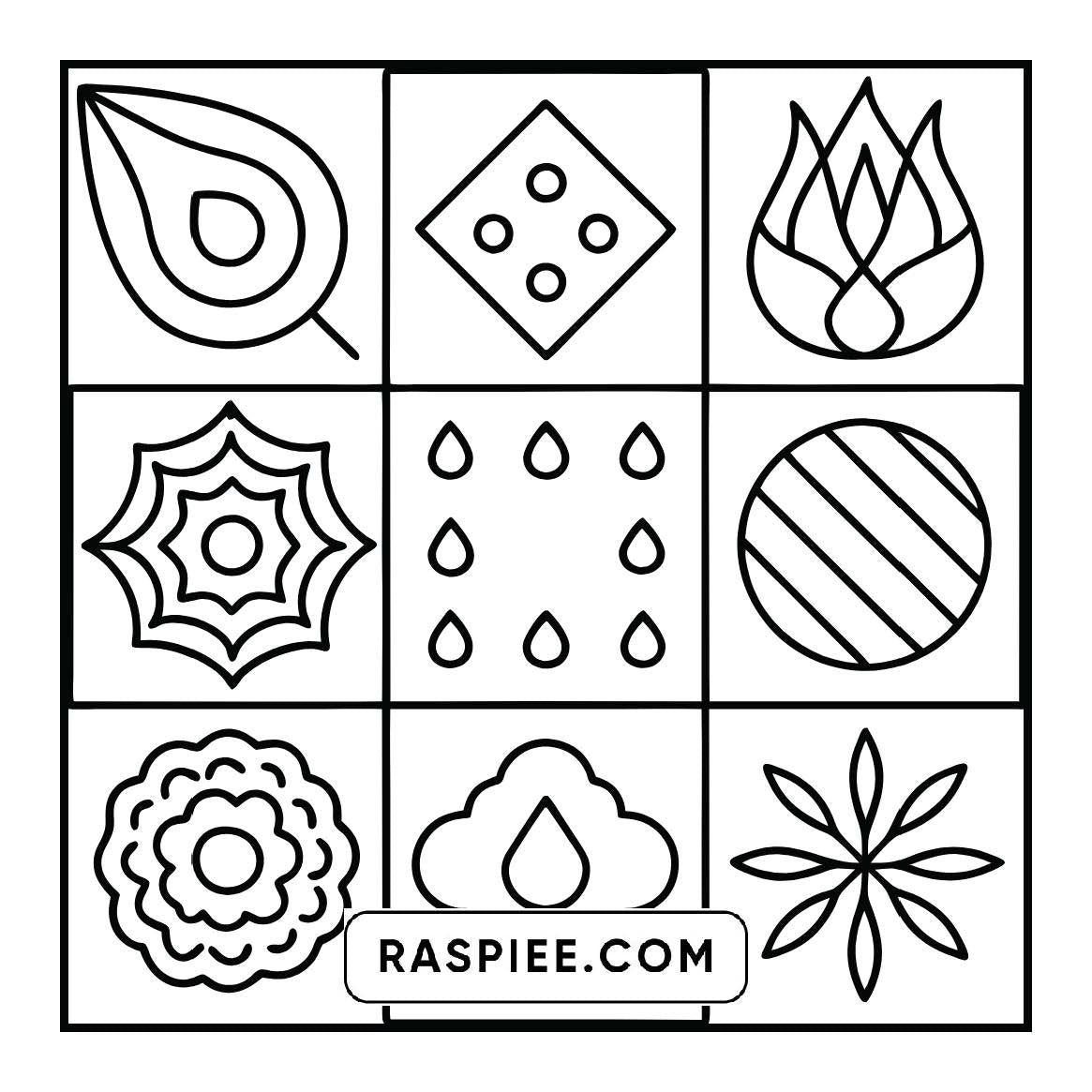 50 Bold and Easy Comfy Patterns Coloring Pages
