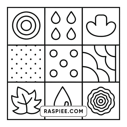 50 Bold and Easy Comfy Patterns Coloring Pages