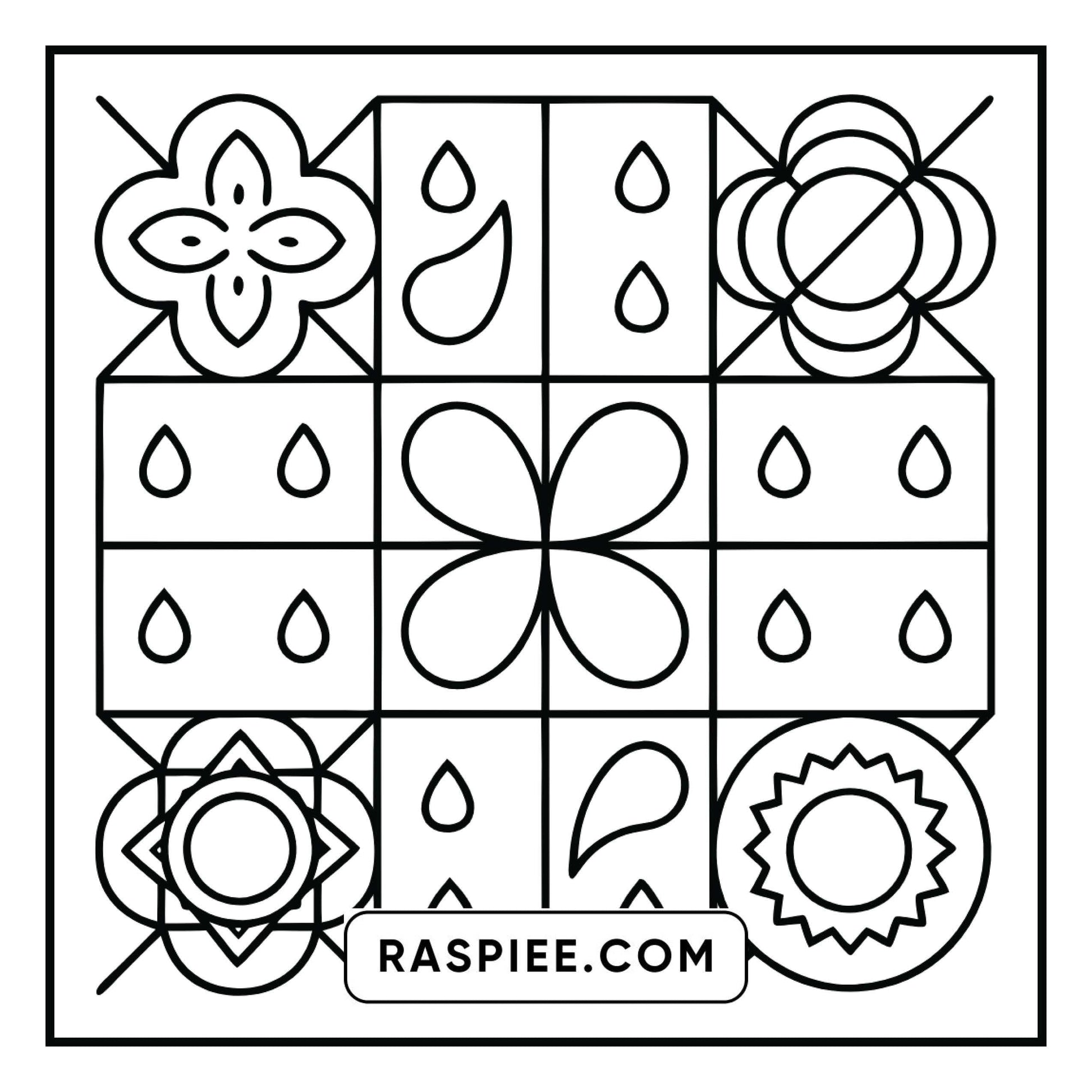 50 Bold and Easy Comfy Patterns Coloring Pages